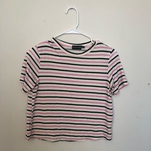 pretty little thing striped tee